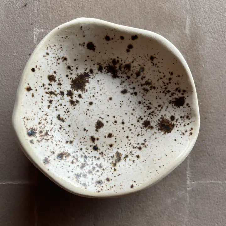 Ceramic Dish 〰️ Handmade Pottery 〰️ Stacking 〰️ Winter Wood