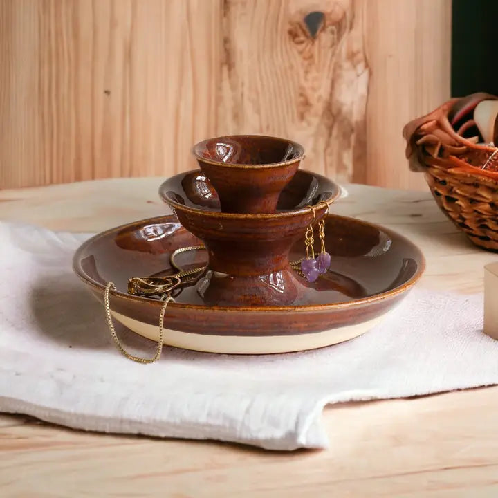 Jewelry Fountain, Handmade Ceramic